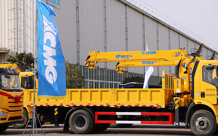助力城市建設新征程！徐工隨車起重機M SQS157-4批量發(fā)車 