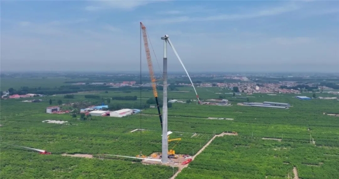“全球第一吊”再臨燕趙！166米，XCA4000助力華北綠電